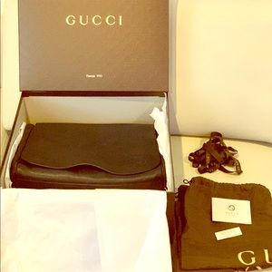 Gucci Soho Diaper Bag / Briefcase - Navy